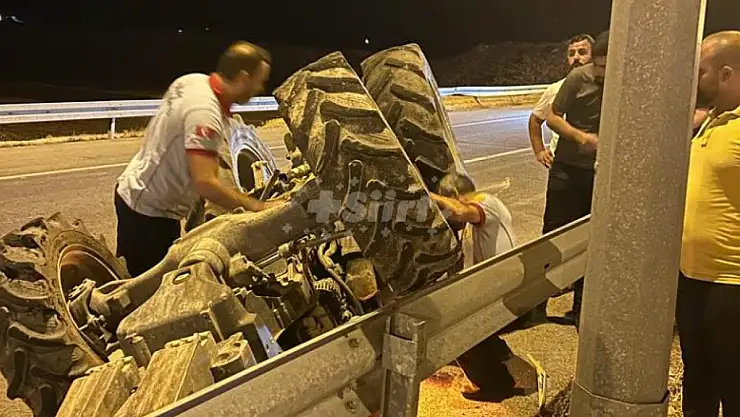 Siirt'te Traktör Kazası