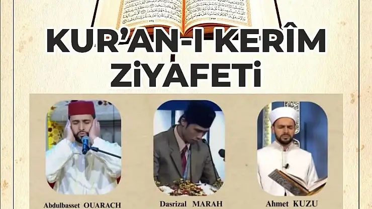 Siirt'te Uluslararası Kur'an Ziyafeti Programı