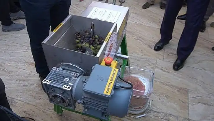 Siirt'te Üzüm Sıkma Makinesi Dağıtılacak