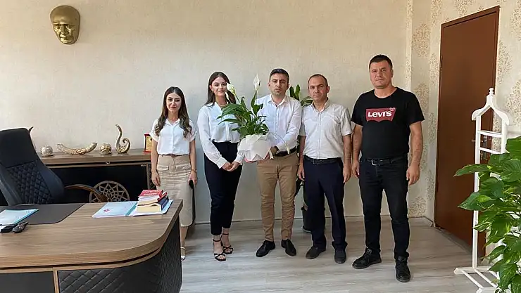Şirvan Nüfus Müdürlüğü Personeli  Kaymakam Emrah Bütün'ü Ziyaret Etti
