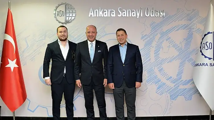STSO Başkanı Güven Kuzu'dan Ankara Sanayi Odası (ASO) Başkanı Ardıç'a Ziyaret