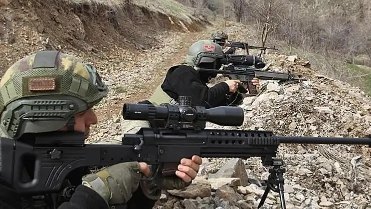 Suriye'nin Kuzeyinde Taciz Ateşi Açan 13 Terörist Etkisiz Hale Getirildi