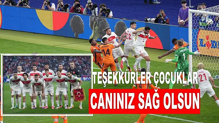 Teşekkürler Çocuklar Hollanda'ya Değil Hakeme ve UEFA'ya Elendik