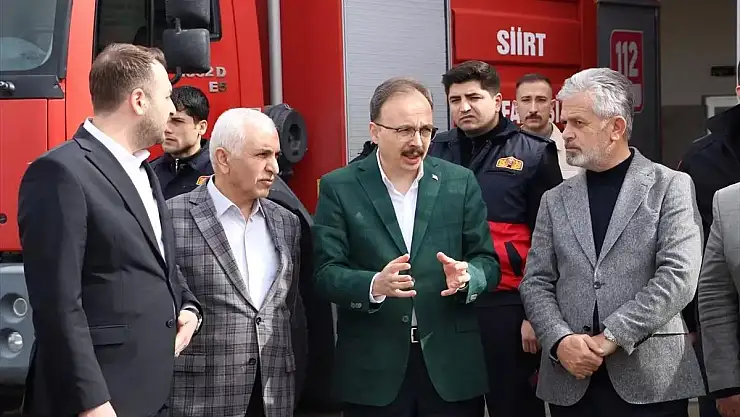 Tillo Belediyesine Ait Yeni İtfaiye Aracı Tanıtıldı