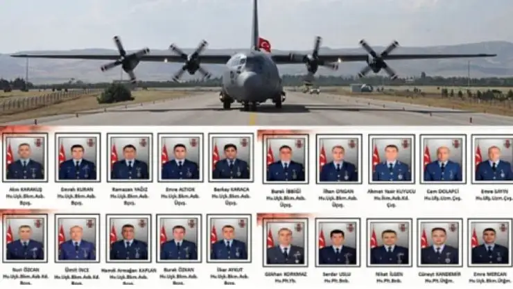 TSK'ya Ait Askerî Kargo Uçağı Gürcistan-Azerbaycan Sınırında Düştü: 20 Personel Şehit Oldu, 18'inin Naaşına Ulaşıldı