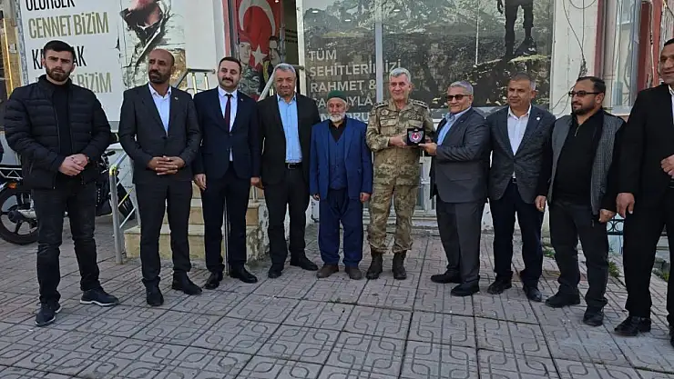 Tümgeneral Bulut'tan Nedim Ayhan'a Ziyaret