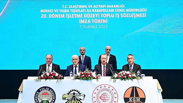 Ulaştırma ve Altyapı Bakanlığı 20. Dönem Toplu İş Sözleşmelerinde İmzalar Atıldı
