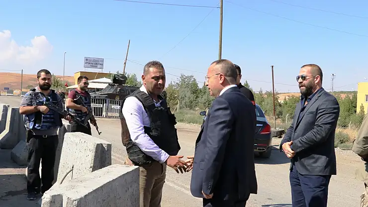 VALİ ALİ FUAT ATİK, GÜVENLİK NOKTALARINI DENETLEDİ