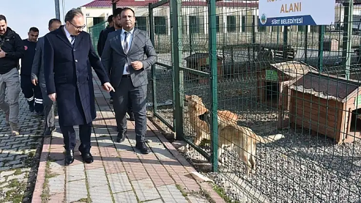 Vali Dr.Kızılkaya, Sokak Hayvanları Bakım ve Rehabilitasyon Merkezi'ni Ziyaret Etti