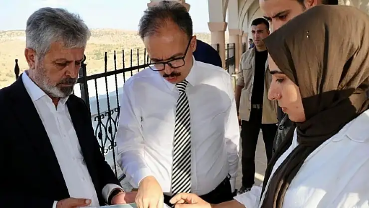 Vali Dr. Kızılkaya Tillo Millet Bahçesinde İncelemelerde Bulundu