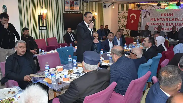 VALİ HACIBEKTAŞOĞLU, ERUH İLÇEMİZDE VATANDAŞLARLA İFTAR SOFRASINDA BİR ARAYA GELDİ