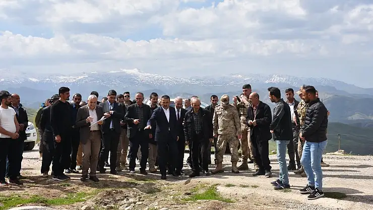 VALİ HACIBEKTAŞOĞLU'NDAN SARIYAPRAK, DOĞAN, YAPRAKTEPE VE DÜĞÜNCÜLER KÖYLERİNE ZİYARET