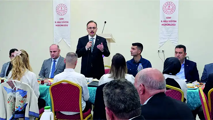 Vali Kızılkaya, Okul Müdürleri ve İl Milli Eğitim Yöneticileri İle İftar Programında Buluştu