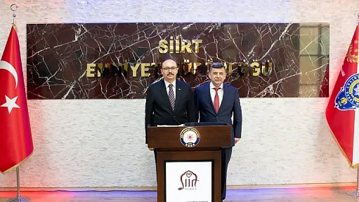Vali Kızılkaya'dan İl Emniyet Müdürü Öztürk'e Hayırlı Olsun Ziyareti
