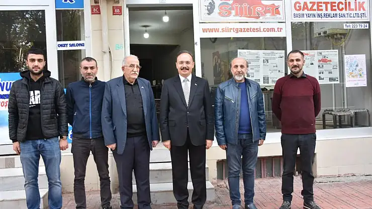 Vali ve Belediye Başkan Vekili Dr.Kızılkaya İlimizdeki Yerel ve Yaygın Medya  Kuruluşlarını Ziyaret Etti