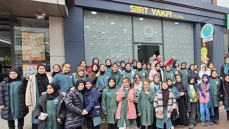 Yalova Siirtliler Vakfı, Hafız Kız İmam Hatip Ortaokulu Öğrencilerini Ağırladı