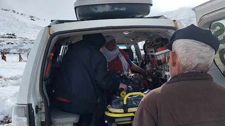 Yaşlı Çift, Sağlık Ekiplerine Ulaştırıldı