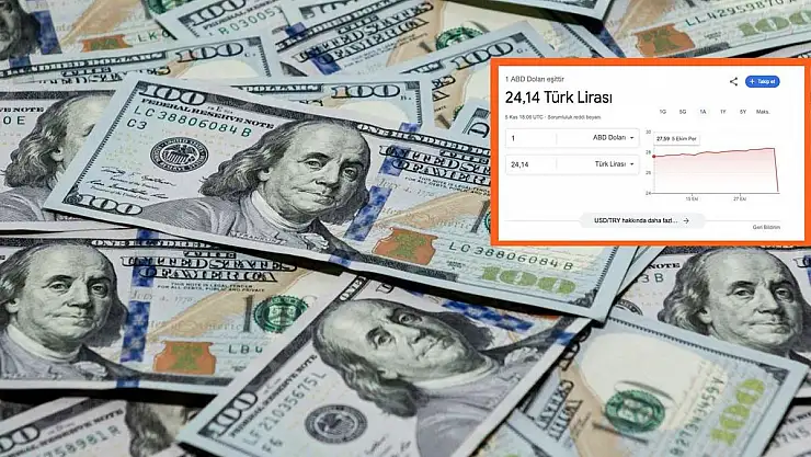 Yetiş Vatandaş: Google'da Bir Kez Daha Dolar 24, Euro 25 Lira!