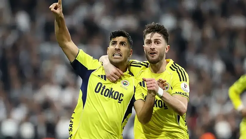 5 gol, 2 kırmızı kart çıkan tarihi derbide Fenerbahçe 2-0'dan geri dönüp Beşiktaş'ı yendi