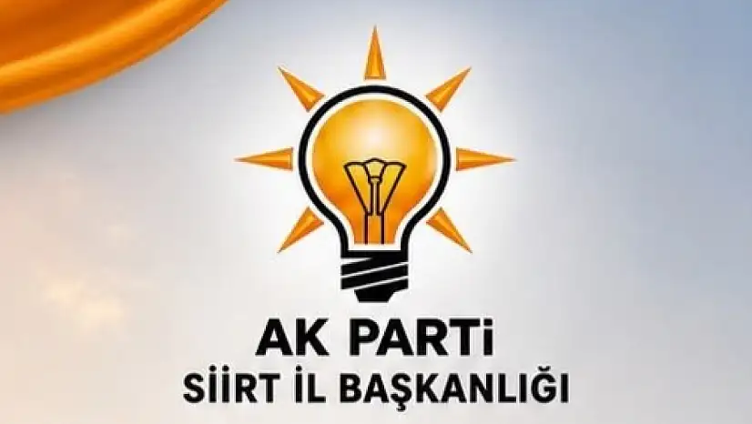 AK Parti Siirt İl Başkanı Abdulhekim Gider İçin Karşılama Programı Düzenlenecek