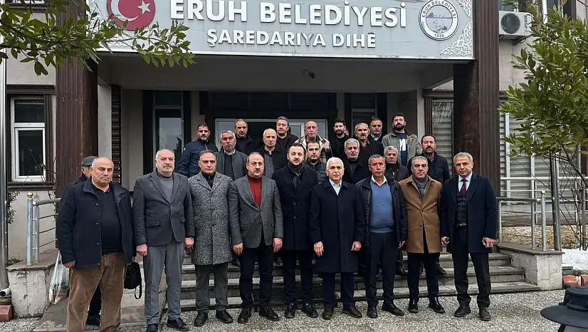 AK Parti Siirt Teşkilatından Eruh Belediyesine Ziyaret