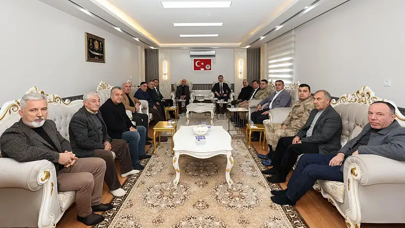 Bitlis Valisi Karakaya'dan Atabağı Belediye Başkanı Lale'ye ziyaret
