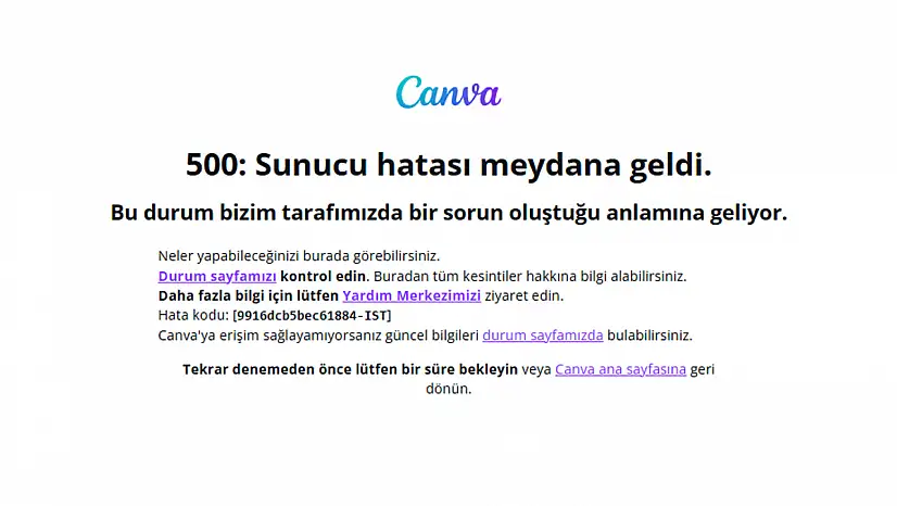 Canva Erişim Sorunu: Kullanıcılar 'Canva Çöktü mü?' Soruyor