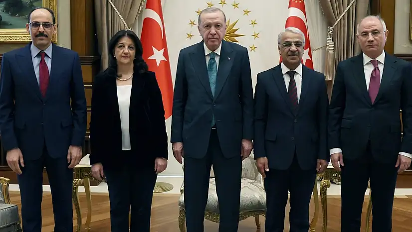 Cumhurbaşkanı Erdoğan, DEM Parti İmralı heyeti ile bir araya geldi