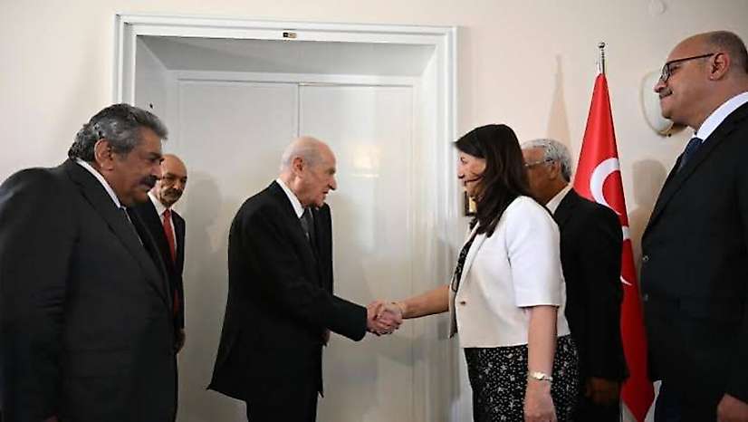 DEM Parti İmralı Heyeti, Devlet Bahçeli ile Görüştü