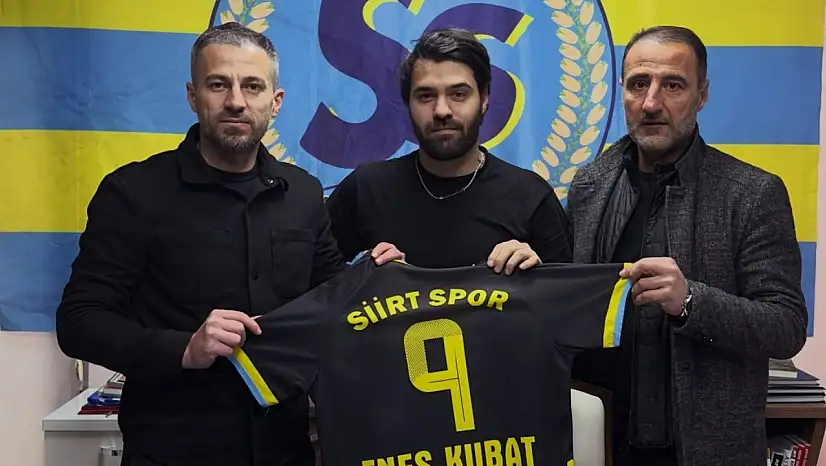 Gelecek Siirt 56 Spor'dan flaş transfer: Enes Kubat kadroya katıldı