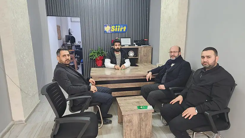 Hüda Par Heyeti Artı Siirt Haber Ajansı'nı Ziyaret Etti