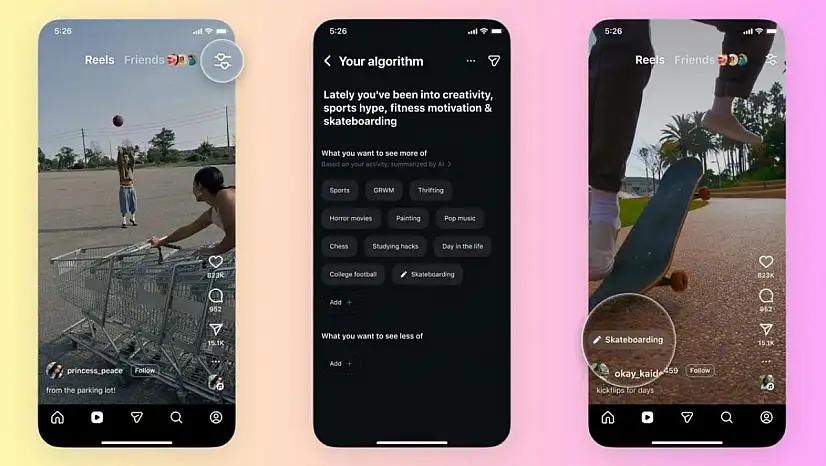 Instagram ''Senin Algoritman'' Özelliğini Duyurdu! Artık Siz Seçeceksiniz