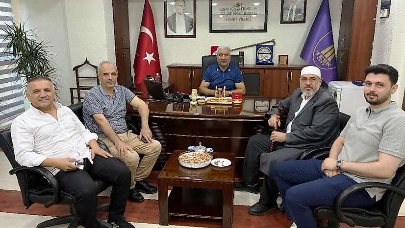 Kanaat Önderi İsmail Hakkı Toprak'tan Başkan Yılmaz'a Hayırlı Olsun Ziyareti
