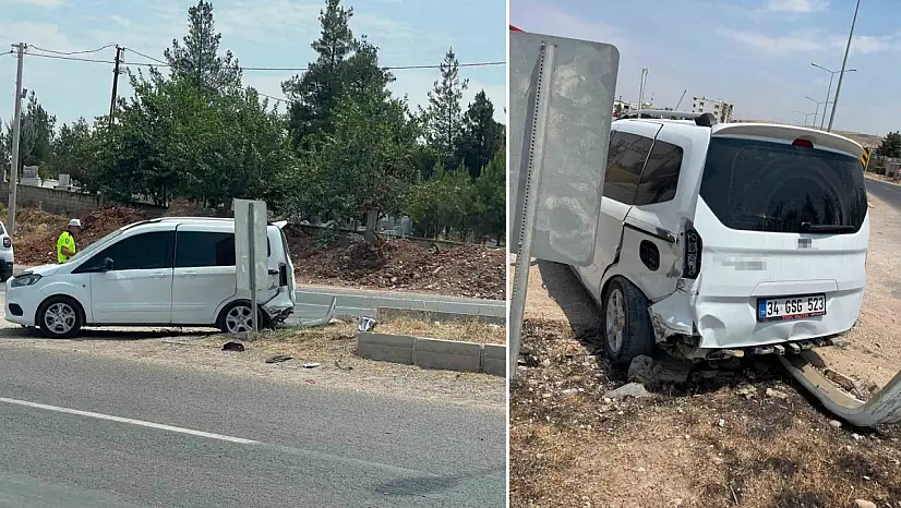 Kurtalan'da Hafif Ticari Araç ile Kamyonet Çarpıştı