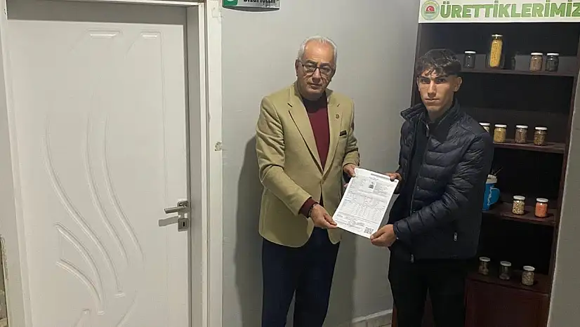 Kurtalan'ın En Genç Çiftçisi ÇKS Kaydını Yaptırdı! Gençler Öncülük Etsin