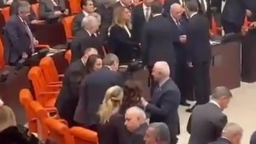 Meclis'te AK Parti ve DEM Parti Siirt milletvekilleri arasında sıcak anlar