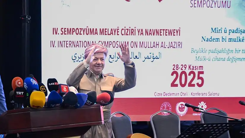 Mesud Barzani, Cİzre'de Konuştu: 'Barış sürecine tüm kalbimizle destek veriyoruz, üzerimize düşeni yapmaya hazırız'