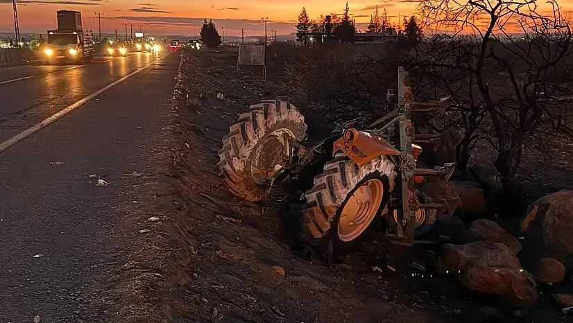 Şanlıurfa'da traktör devrildi: 2 ağır yaralı