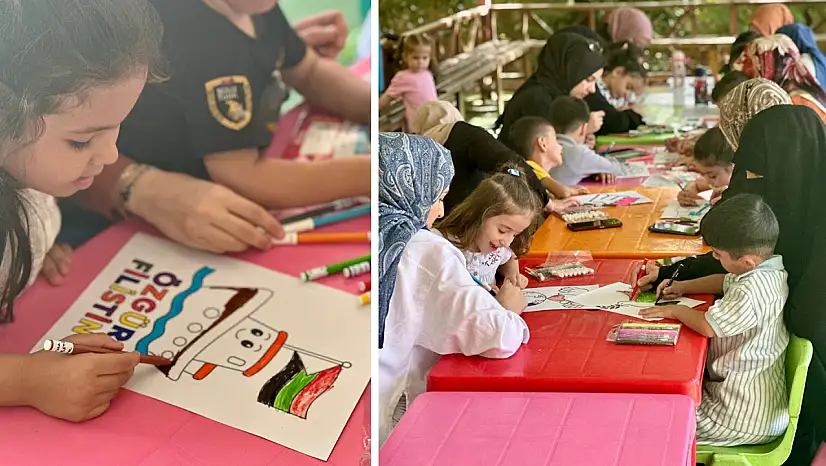 Siirt Alparslan Anaokulu'nda Filistin'e Destek Etkinliği: Miniklerden Barış Mesajı