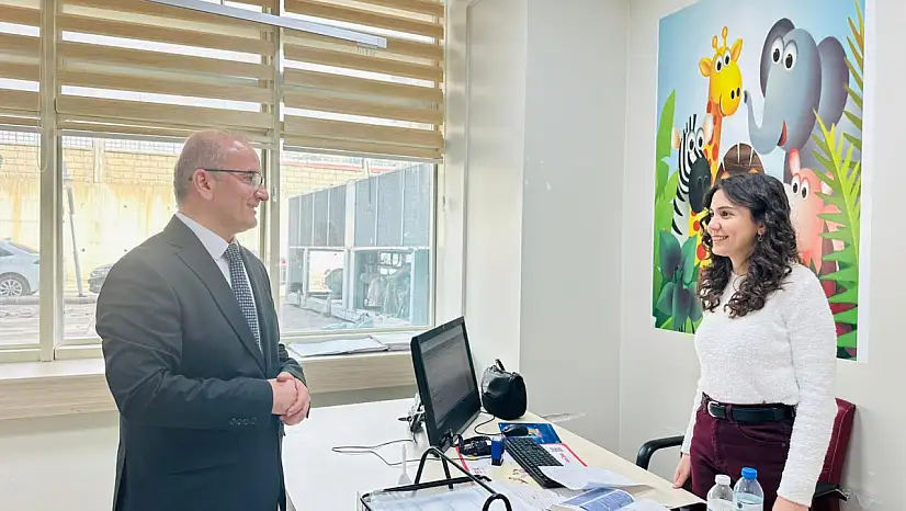 Siirt EAH Başhekimi Prof. Dr. Servet Yolbaş'tan polikliniklere ziyaret