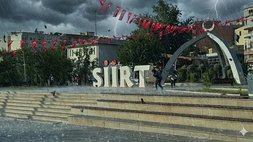 Siirt için peş peşe meteorolojik uyarılar: Kuvvetli yağış, fırtına ve buzlanma bekleniyor