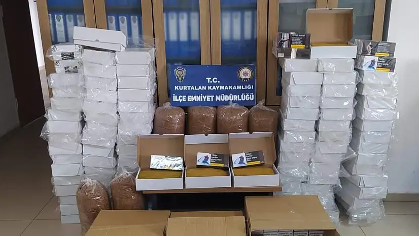Siirt Kurtalan'da Kaçakçılık Operasyonu: 140 Kilo Tütün ve 30 Bin Makaron Ele Geçirildi