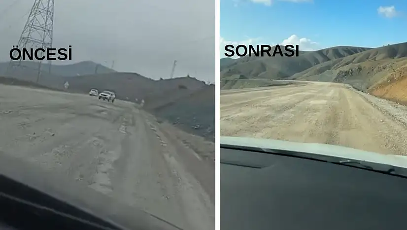 Siirt–Pervari yolundaki çukurlar haberimizin ardından kapatıldı