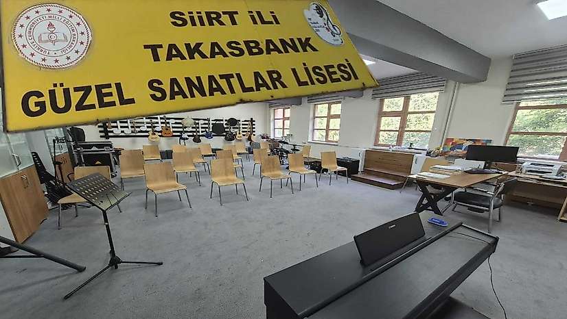 Siirt Takasbank Güzel Sanatlar Lisesi'nde 5 Alan İçin Kontenjan Açıldı