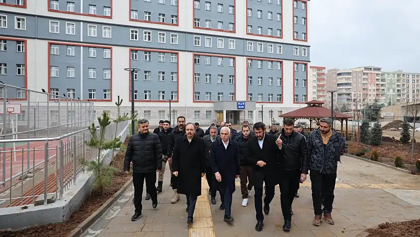 Siirt'te 2 bin 190 kapasiteli yeni erkek KYK yurdu hizmete giriyor