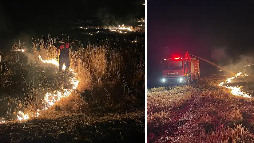 Siirt'te Anız Yangınları Alarm Veriyor: Aktaş Köyü ve Kezer Yerleşkesi Alevlere Teslim