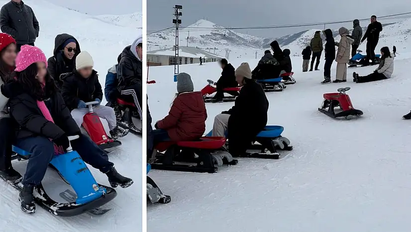 Siirt'te çocuklara sömestir sürprizi: Çocuk Hakları Komitesi Bitlis Kayak Merkezi'nde