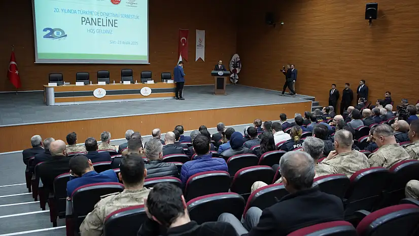 Siirt'te denetimli serbestliğin 20. yılı panelle ele alındı: ''Amaç cezalandırmak değil, topluma kazandırmak''