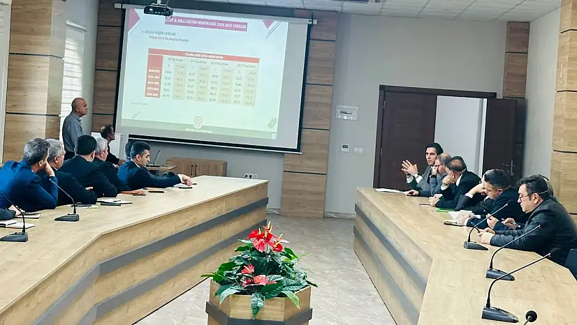Siirt'te Devamsızlığı Azaltmaya Yönelik Eylem Planı Masaya Yatırıldı