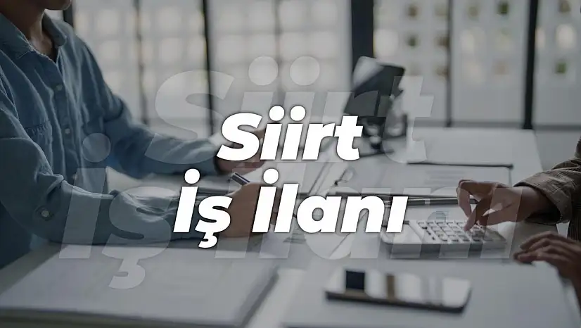 Siirt'te Doğu Prefabrik 5 Kişi İstihdam Edecek